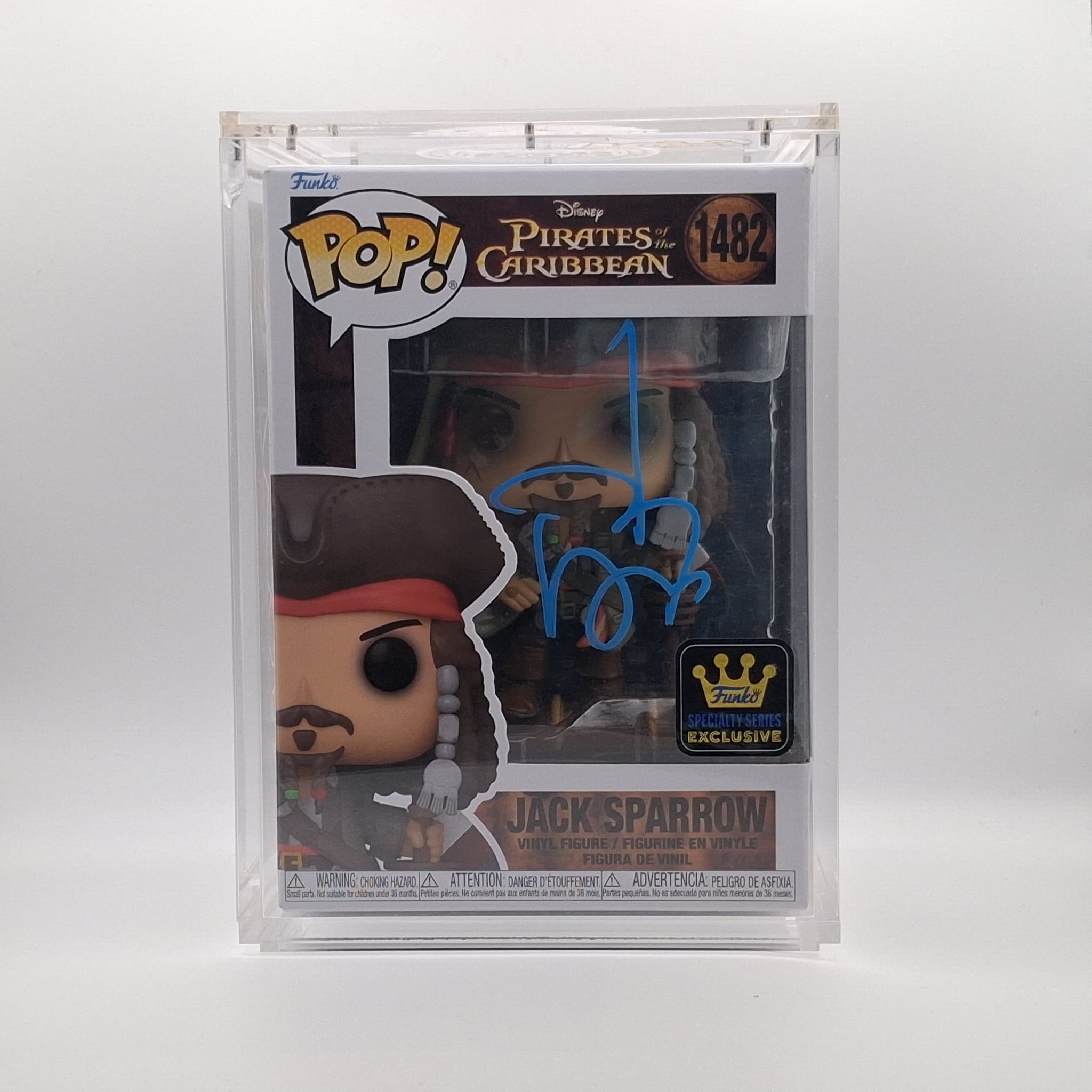 Funko Pop – Johnny Depp Signed Collection (Mad Hatter #177, Jack Sparrow #1482, Edward Scissorhands #949) - Image 2